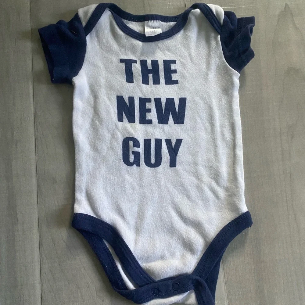 Navy and White Kids One Piece boys 3-6 months